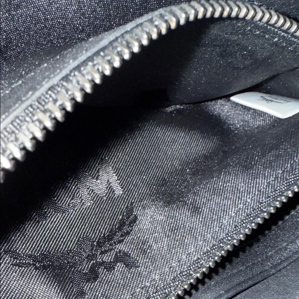 MCM Blue Wristlet Wallet with Gold and Black Stud Accents - Picture 11 of 11